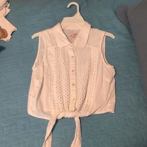 Bongo tie-bottom tank top